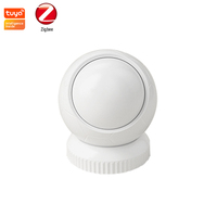 Detektor gerak tubuh manusia Mini Tuya Zigbee PIR Sensor gerak untuk garasi Hotel