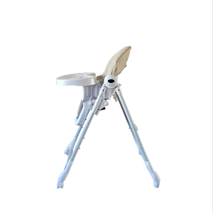 <span class=keywords><strong>Chaise</strong></span> haute <span class=keywords><strong>bébé</strong></span> pliable en plastique facile à plier avec hauteur réglable et roulettes en option, design portable - Product Image 3