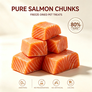 <span class=keywords><strong>Snack</strong></span> <span class=keywords><strong>per</strong></span> <span class=keywords><strong>Cani</strong></span> OEM a Base di Salmone Liofilizzato, Ricco di Proteine, <span class=keywords><strong>Snack</strong></span> Naturale <span class=keywords><strong>per</strong></span> <span class=keywords><strong>Cani</strong></span> e Gatti - Product Image 3