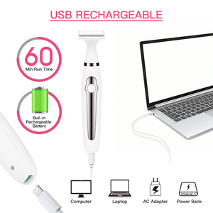 Rasoir électrique rechargeable multi-usage 6-en-1 pour <span class=keywords><strong>femme</strong></span>, rasoir électrique sans fil pour les jambes, le visage et le corps, ensemble <span class=keywords><strong>de</strong></span> rasoirs électriques pour femmes, usage domestique - Product Image 5