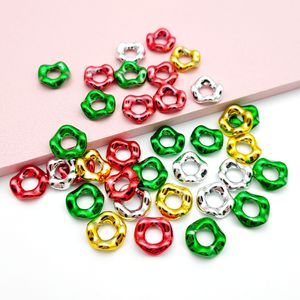 ลูกปัดอะคริลิคแบบเวฟฟรอสต์ ขนาด 16 มม. รูปทรงหกเหลี่ยม กลม ลายดอกไม้ สำหรับงาน DIY ตกแต่งปากกา ประดับกลิตเตอร์ แมคคารอน - Product Image 6