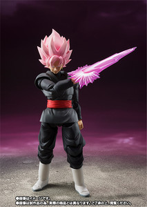 SHF 6 pulgadas PVC DBZ Super Saiyan God Super Saiyan <span class=keywords><strong>ROSE</strong></span> Rosa negro rojo pelo Zamasu Son Goku DBZ figura de acción - Product Image 6