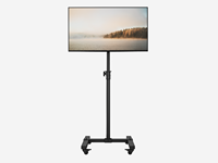 Support TV SPCC+ABS VESA 400*400MM, support mural pour téléviseur, adapté aux écrans de 13 à 56 pouces, support mural pour téléviseur, pieds de téléviseur avec roulettes