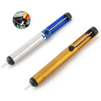 Pompe à dessouder en aluminium pistolet à étain à souder stylo à souder ventouse à souder