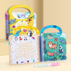 QINGTANG CRAFTS libro di pittura magica libro da disegno per bambini libro d'acqua portatile - Product Image 4