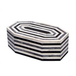 Elegante joyero de madera con diseño de incrustaciones de hueso con opciones de colores vibrantes y elegante solución de almacenamiento, proveedor indio - Product Image 2