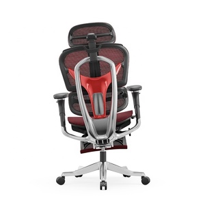 Chaise de bureau informatique ergonomique entièrement en maille réglable avec siège coulissant et accoudoirs 7D, inclinaison à 145° °   Châssis flottant inclinable en <span class=keywords><strong>aluminium</strong></span> - Product Image 3