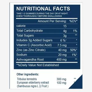 Extrait d'Ashwagandha Marque privée Poudre de racine Ashwagandha Capsules Vitamines Bonbons Ashwagandha Gummies - Product Image 4