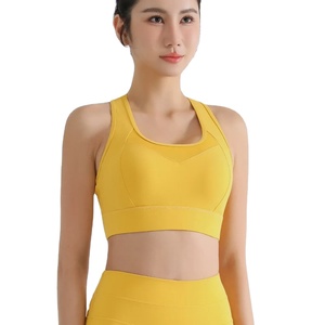 Nuevo Sujetador de gimnasio Sujetadores deportivos de alto impacto Tops de entrenamiento para mujeres Soporte completo Push Up Entrenamiento ajustable Sujetador de yoga Fitness - Product Image 1