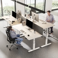 Pieds ergonomiques réglables en hauteur, assemblage facile, Table de bureau, station de travail, bureau debout pour le bureau