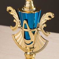 Copa de Trofeo de Plástico con Logotipo Personalizado de Alta Calidad, Impresa con UV, para Eventos Deportivos Infantiles AD14-2