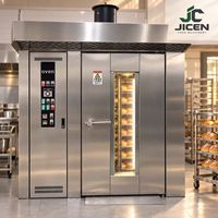 Four à sole électrique commercial 16 plateaux avec thermostat réglable pour la cuisson du pain et des gâteaux, chariot de boulangerie industriel