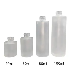 Bottiglia di vetro vuota personalizzata 20ml,30ml,80ml,100ml fornitori di bottiglie di vetro all'ingrosso