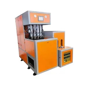 Semi Automatic 4 Cavities Stretch Bottle Blowing Blow Moulding Machine