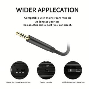 Cable Adaptador de Audio Auxiliar para Automóvil, Precio de Fábrica, Tipo C a 3.5mm, para Estéreo de Automóvil, Auriculares, Altavoz, Teléfono Móvil - Product Image 3
