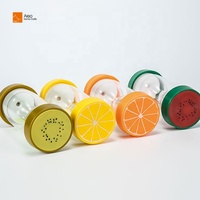 Vente chaude Kiwi Fruit Eau Verre Sablier Belle Forme Ronde Colorée avec Un Design Moderne pour la Cuisine ou Comme Cadeau OEM