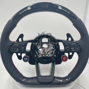 YLD VENTE FLASH Volant en Alcantara pour <span class=keywords><strong>Audi</strong></span> S6 S7 A4 A5 A6 A7 Q3 Q5 A3 S3 S8 R8 - Product Image 4