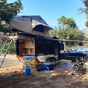 <span class=keywords><strong>Caravane</strong></span> d'aventure Wecare avec tente de toit, porte-<span class=keywords><strong>moto</strong></span> avant et cuisine extérieure <span class=keywords><strong>pour</strong></span> les voyages en 4x4 - Product Image 6