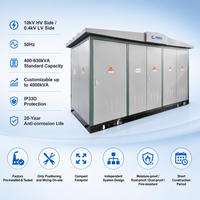 Poste de transformateur compact préfabriqué MV/LV 10 kV 630 kVA 1000 kVA 1600 kVA avec coffret en acier – Approvisionnement direct usine