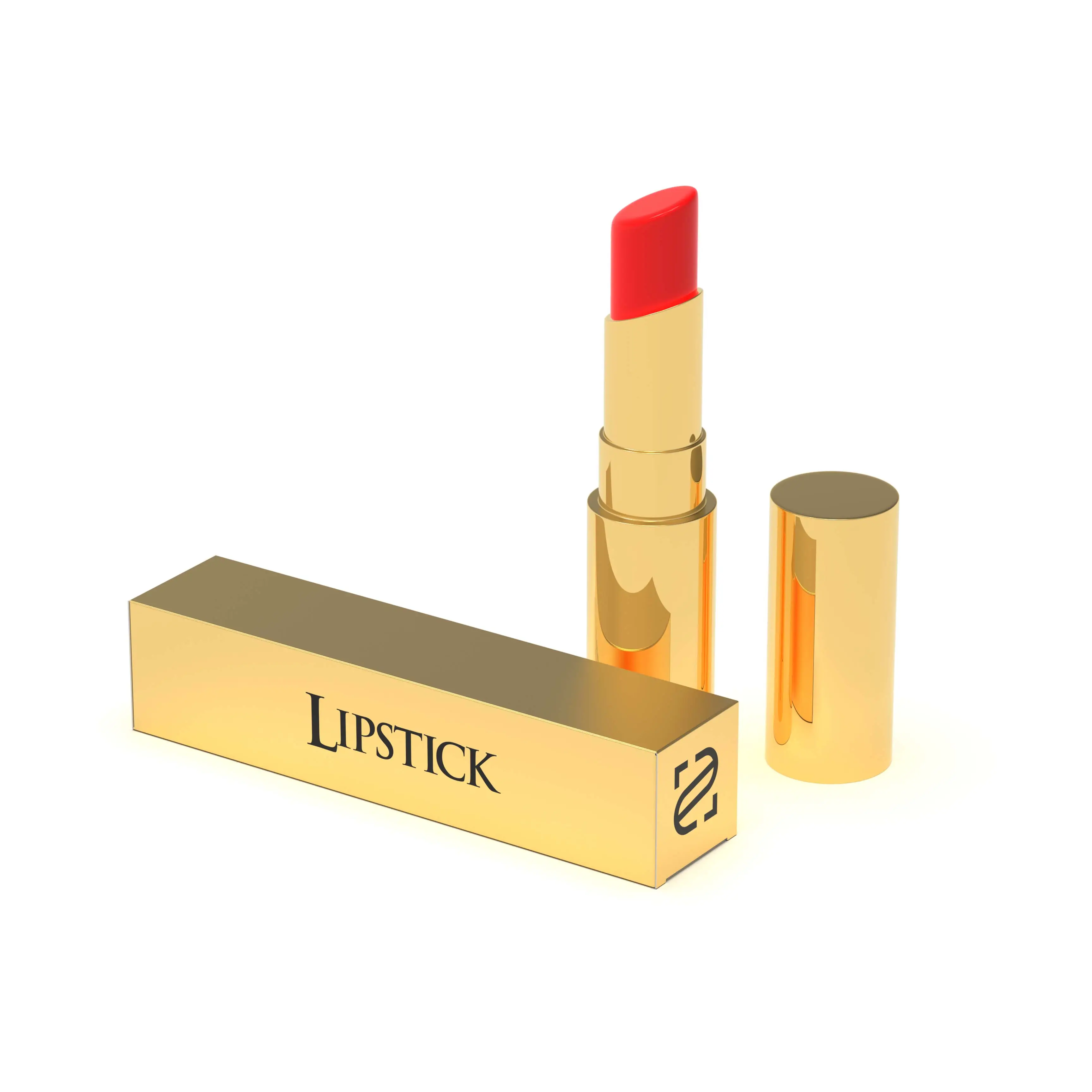 Logo kustom gambar warna mewah lip gloss Lipstik foundation alis eyeshadow karton kemasan kosmetik kotak