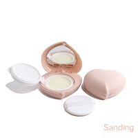 Boîte vide pour fond de teint liquide BB crème coussin d'air, 15g, rose mignon, motif pastèque, finition mate, avec miroir, emballage cosmétique