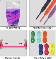 2026 nouveau KJ vendeur chaud coloré 8mm plat formateur lacets chaussures chaîne baskets remplacement lacets de chaussures 150cm