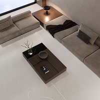 Carrelage en porcelaine aspect marbre gris beige 600x1200mm, facile à nettoyer, antidérapant, imperméable, moderne pour sol, mur, salle de bain, couloir, salon