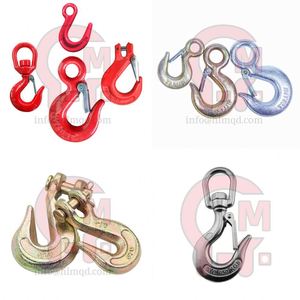 Hlm Nhiệm Vụ Nặng Nề Giả Mạo <span class=keywords><strong>320</strong></span> Loại Hợp Kim Thép Mắt Sling Hoist Hook Với An Toàn Chốt Cho Tời Dây - Product Image 4