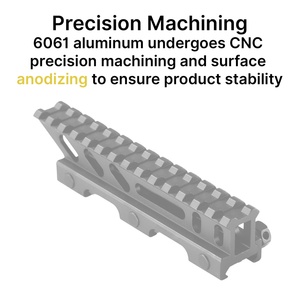 Soporte Elevador ACUMETA para Base de 20 mm con Longitud de 145 mm (Negro) - Product Image 3