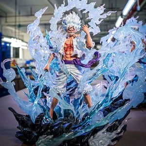 สำหรับ JT ระเบิด Nika luffy 5th เกียร์ฟ้าผ่าร่างบินพีวีซีเจีเคโมเดลรูปปั้น - Product Image 1