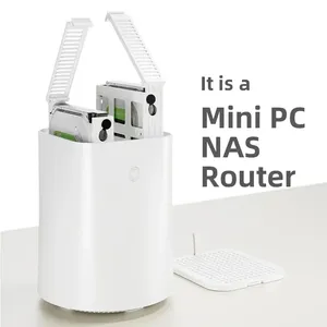 Intel N100 Mini Linux Computadora Blanca RJ45 LAN PC <span class=keywords><strong>Firewall</strong></span> y VPN Router NAS con 2 puertos LAN en Stock - Product Image 2