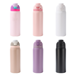 Botella de Agua Deportiva de Acero Inoxidable con Aislamiento al Vacío de Doble Pared, Libre de BPA, de 16oz/24oz/32oz, Vaso de Acero Inoxidable con Asa - Product Image 1