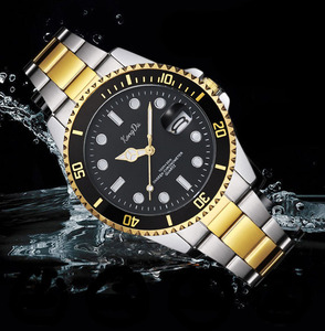 Montre de luxe pour homme avec logo personnalisé, mouvement à quartz en acier inoxydable, étanche 3 ATM, cadran à aiguilles 40 mm, March <span class=keywords><strong>Expo</strong></span> 2026 - Product Image 5