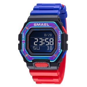 Montre électronique à LED SMAEL 8059, montres numériques pour hommes, montres en plastique étanches - Product Image 1