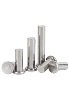 304 <span class=keywords><strong>acier</strong></span> inoxydable tête plate solide M2-M20 main frappé Type capuchon fraisé clou plat capuchon clou pour Hit Type Rivets - Product Image 6