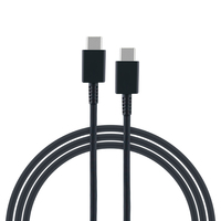 Câble de charge rapide USB Type C vers USB Type C PD de qualité supérieure 1 m 3,3 pi 60 W 3 A pour iPhone Samsung Téléphone portable