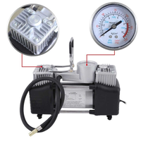 Compresseur d'air de voiture à double cylindre 12V, compresseur de pneus de voiture 12v, pompe à air portable pour pneus de voiture
