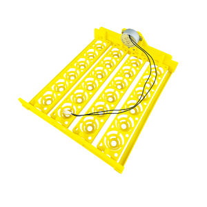 Incubadora de huevos Bandeja de huevos de plástico Torneado automático de huevos amarillo para incubación/para bandeja de eclosión con motor de giro automático - Product Image 2