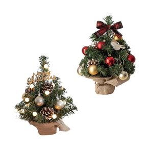 High Quality Artificial PVC Christmas <b>Tree</b> <b>with</b> LED <b>Lights</b> and Balls and Pine Cone Decorated in Multiple Sizes - Product Image 2