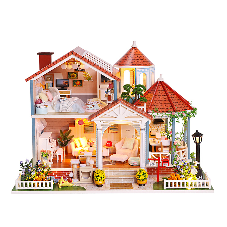 Набор деревянной мебели ручной работы, миниатюрные кукольные домики