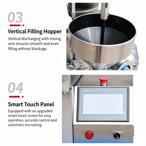 Machine de remplissage et d'enrobage entièrement automatique pour tamales, biscuits et gâteaux de lune, de bonne qualité - Product Image 3