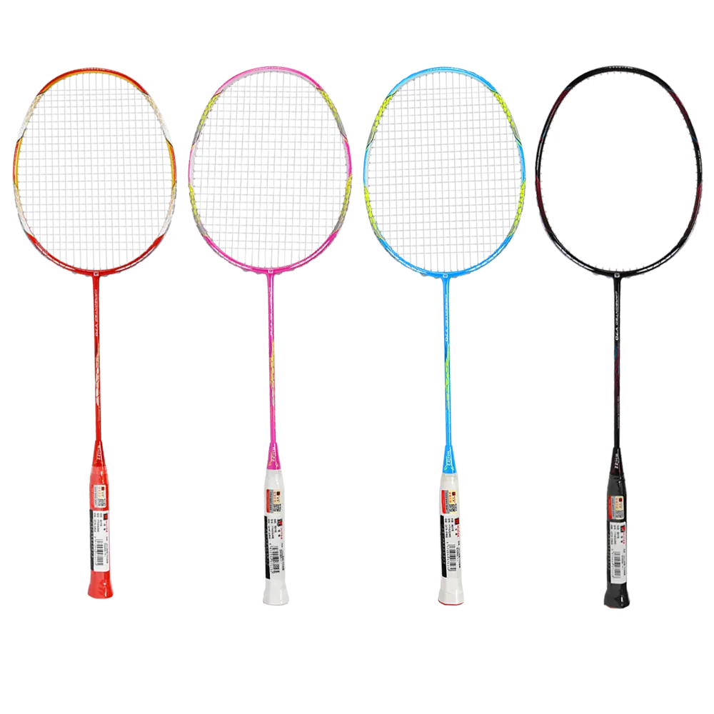 Produk temuan baru desain pelindung peluncuran serat karbon pegangan untuk pemula raket badminton