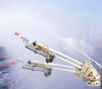 Système d'irrigation et de dépoussiérage agricole Titans 80M, pistolet d'arrosage métallique pour l'arrosage des jardins et des terres agricoles