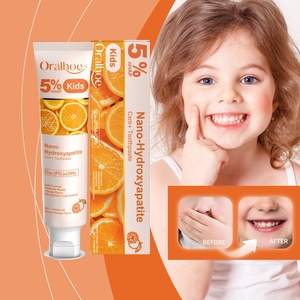 Pasta Dental Infantil al por Mayor con 5% de Nano HAP para el Cuidado del Esmalte, Segura, con Aroma Cítrico Fresco para Uso Infantil en Casa - Product Image 1