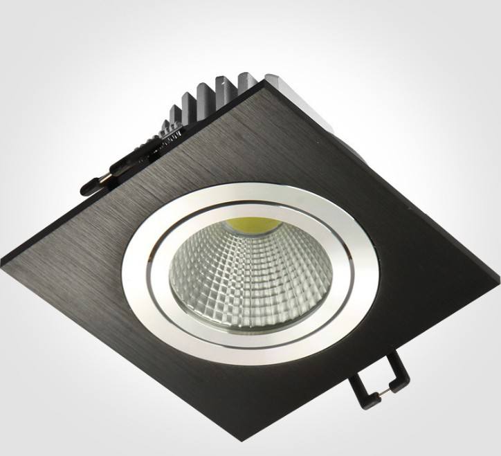 10w Square Indoor Cob Downlight Driverless Led Ceiling Light Hotel Recessed Panel Lamp Top Roof Living Room Bedroom Lighting