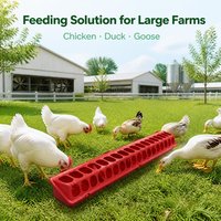 Comedero de Plástico para Pollos, Sistema Automático de Alimentación para Aves de Corral, Piezas para Granjas de Pollos de Engorde y Ponedoras, Venta al Por Mayor