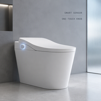 WC intelligent Wares One Piece avec siège chauffant, bidet électrique, chasse d'eau automatique et télécommande