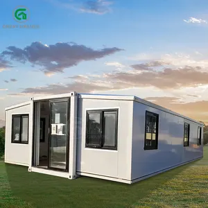 40FT Movable Home Sandwich Panels Foldable Tiny House Prefabricated House  Warehouse office