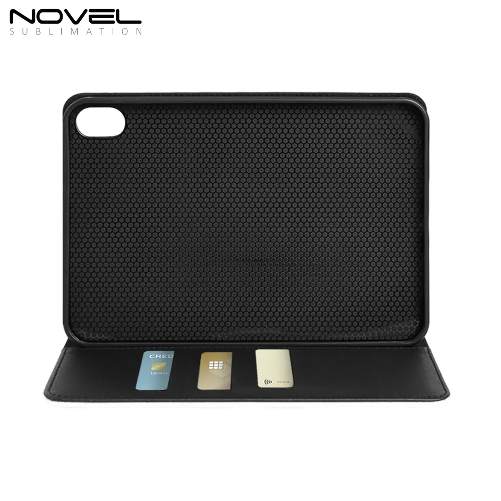 Lightweight Stand PU Hard Back Cover Custom Printable Sublimation PU Leather Protective Cover For iPad Mini 6 Case