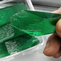 Prix au gramme de l'émeraude verte colombienne cultivée en laboratoire, émeraude hydrothermale brute